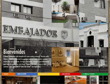 Tablet Screenshot of hotelembajadortuc.com.ar